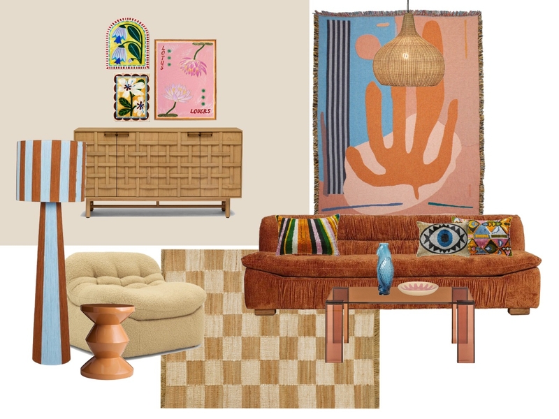 Eclectic Living Room Mood Board by AimeeJ on Style Sourcebook