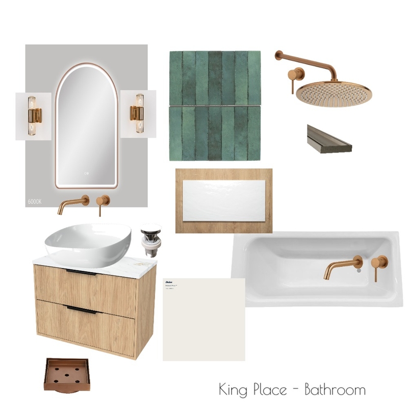 King Place Bathroom Mood Board by krystiebelle on Style Sourcebook