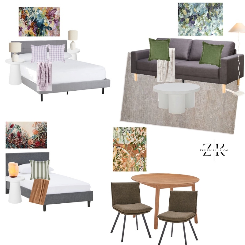 Warm nature living - Airbnb Mood Board by Interiors By Zai on Style Sourcebook