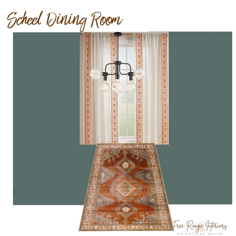 Nancy Dining Room Interior Design Mood Board by By Krystal Welch