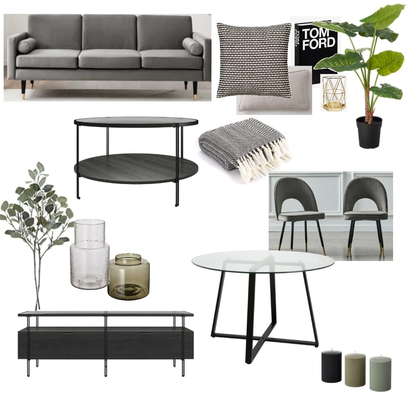 Postmark 1 bed living room grey Mood Board by Lovenana on Style Sourcebook