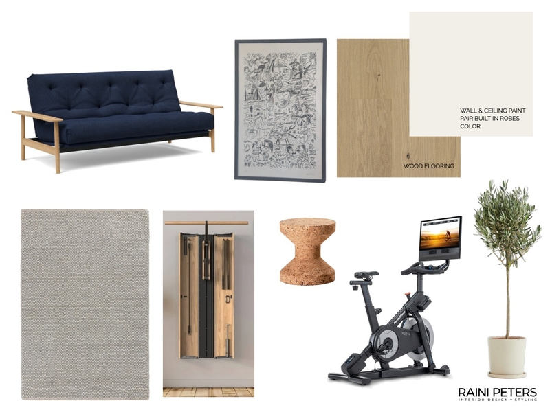 GYM ROOM Mood Board by Raini Peters Interior Design + Styling on Style Sourcebook