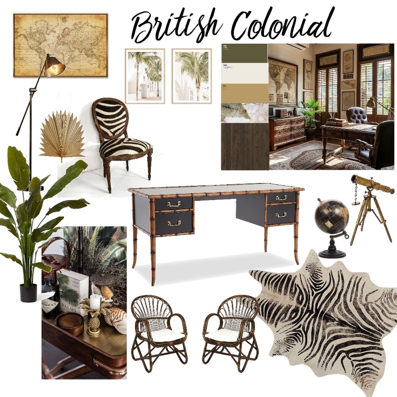 Mood Board 2 British Colonial Mood Board by Jerrilynpalmer on Style Sourcebook