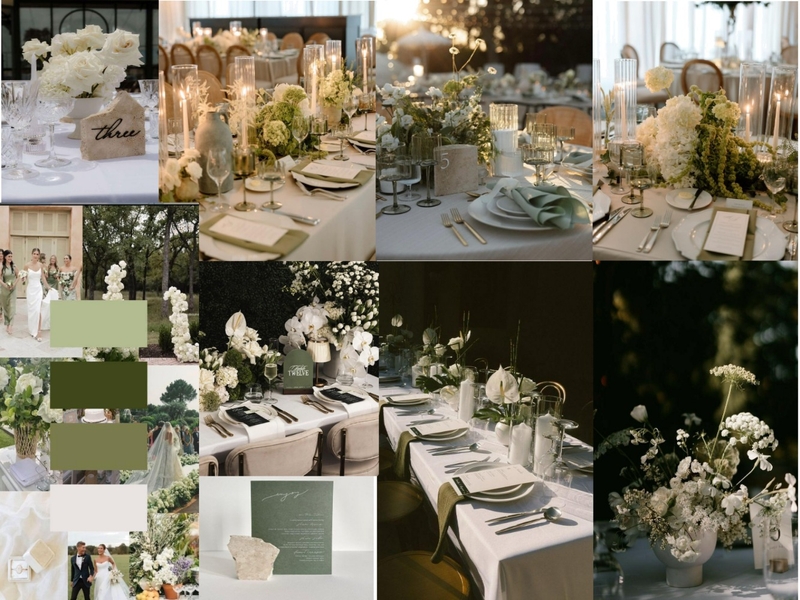 Green wedding Mood Board by ankegrey87 on Style Sourcebook