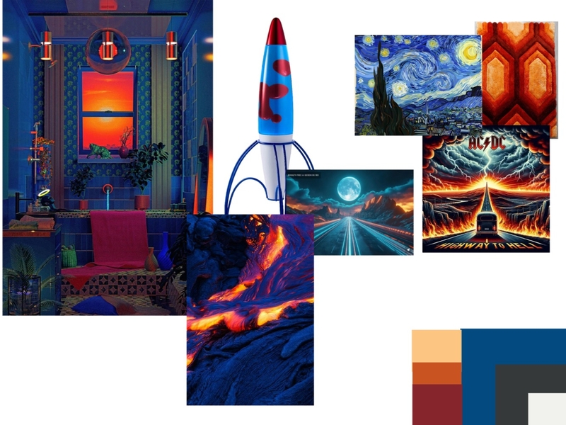 inspiratie high way to hell lava Mood Board by Charlotte Symens on Style Sourcebook