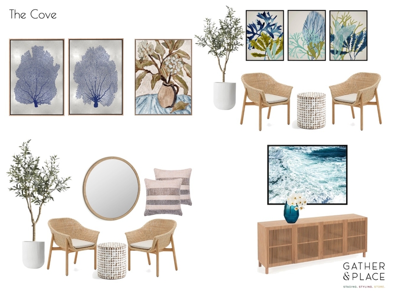 The Cove Mood Board by Gather & Place on Style Sourcebook