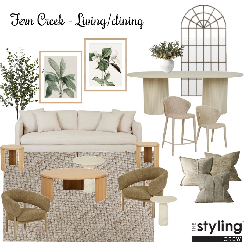 Living/dining - Fern Creek Mood Board by The Styling Crew on Style Sourcebook