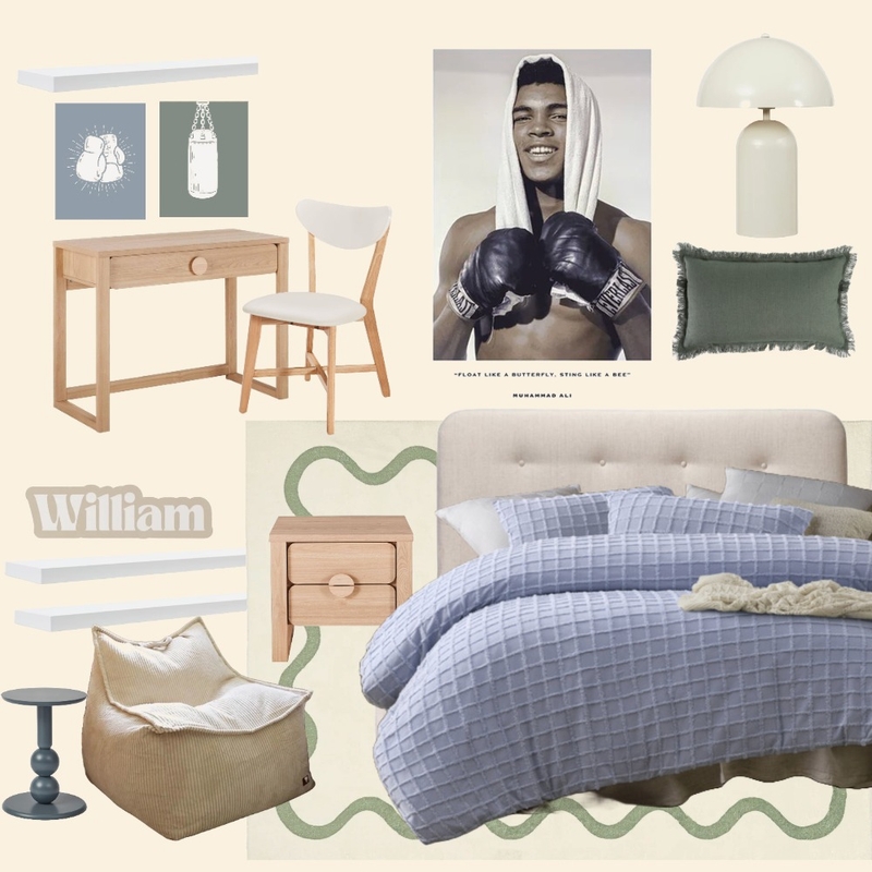 Hannah Styling- Boy's Room Mood Board by The Webb House on Style Sourcebook