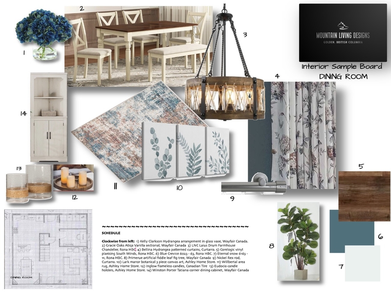Module 9 - Furniture & Accessories - Dining Room Mood Board by shannonberry on Style Sourcebook