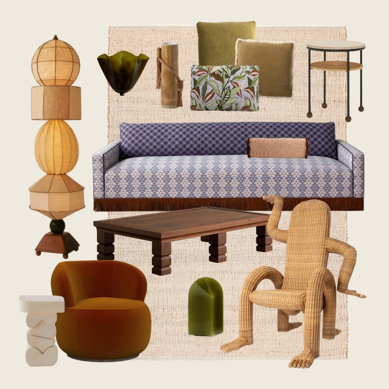 Coastal Eclectic Lounge by Janelle Mood Board by Miss Amara on Style Sourcebook