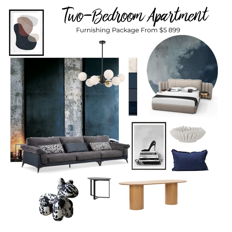 living Interior Design Mood Board by Kildeeva