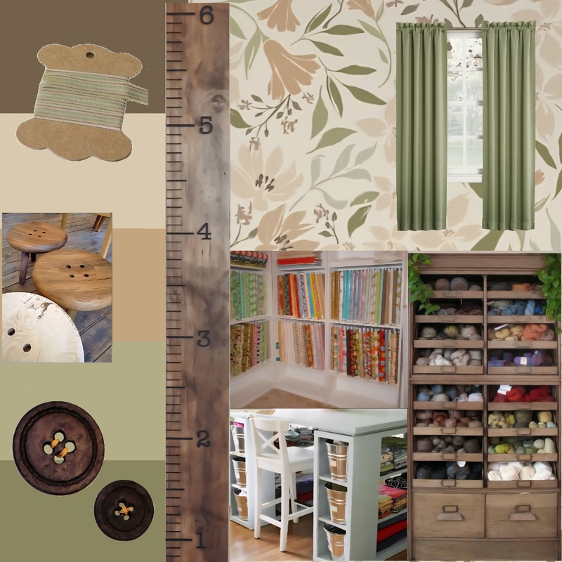 Craft Room Mood Board by LeeannaLove on Style Sourcebook