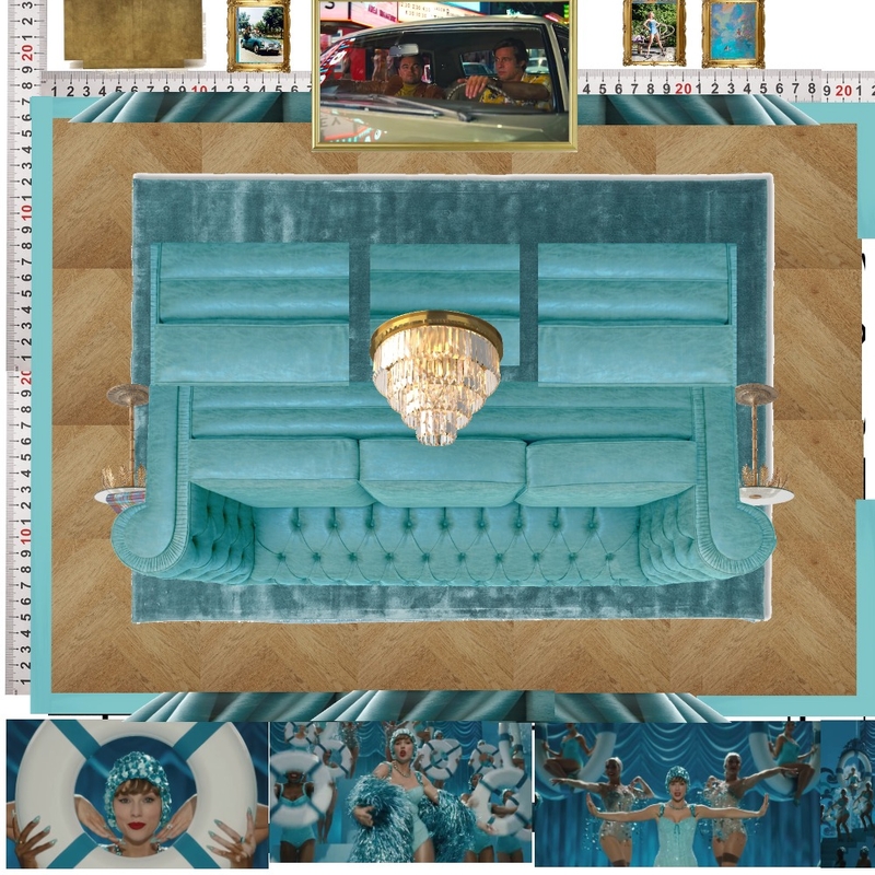 Cinema Blue Colour Drench Mood Board by dl2407 on Style Sourcebook