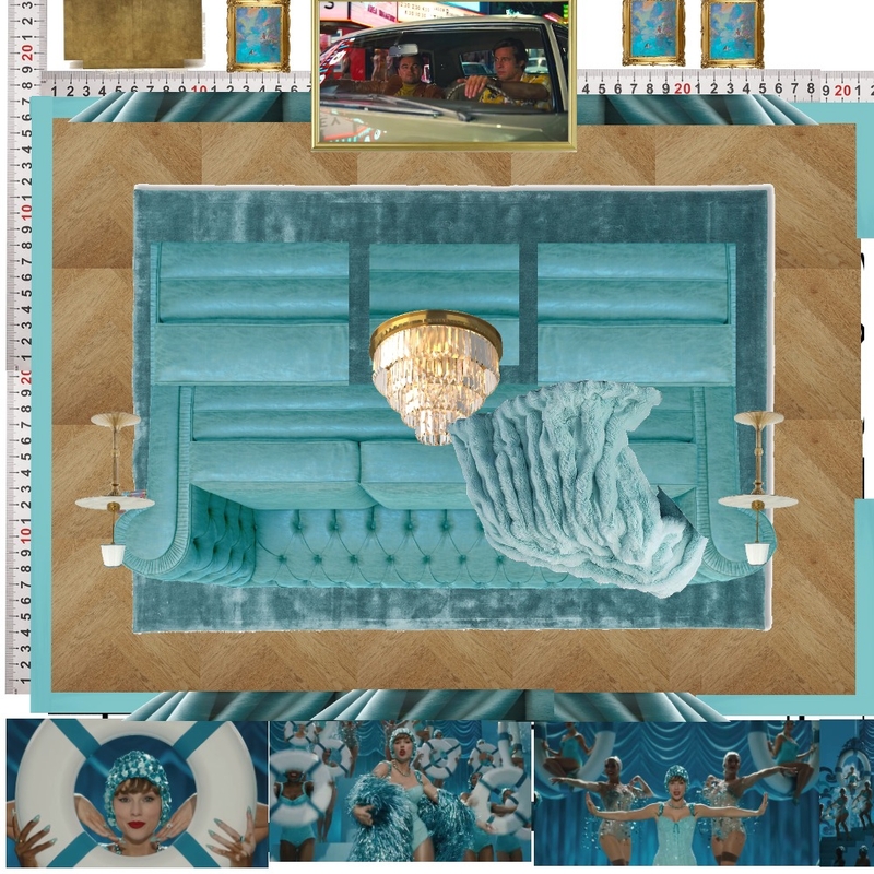 Cinema Blue Colour Drench Mood Board by dl2407 on Style Sourcebook