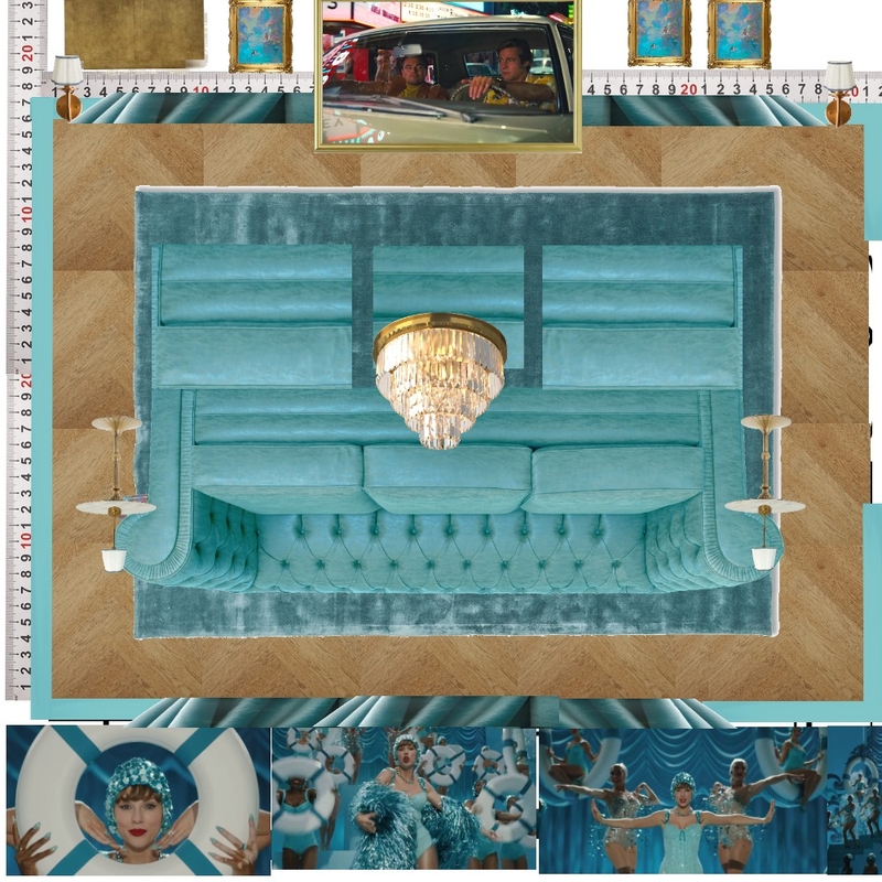 Cinema Blue Colour Drench Mood Board by dl2407 on Style Sourcebook