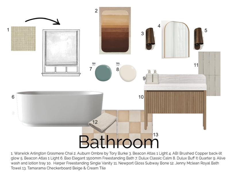 Bathroom module 9 Mood Board by SamanthaEberhart on Style Sourcebook