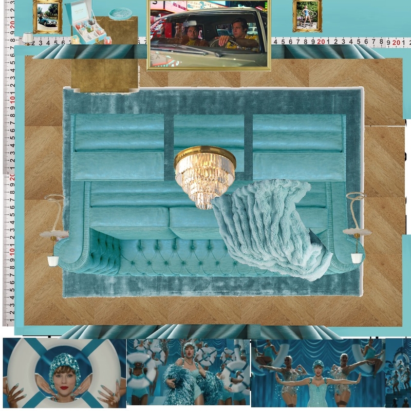 Cinema Blue Colour Drench Mood Board by dl2407 on Style Sourcebook