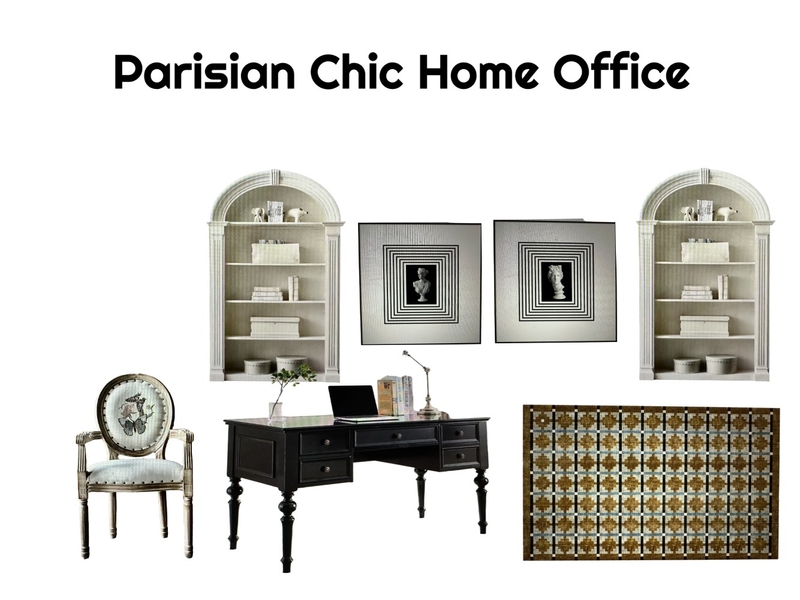 Parisian Chic Home Office St Mary Res Mood Board by al1168ster@gmail.com on Style Sourcebook