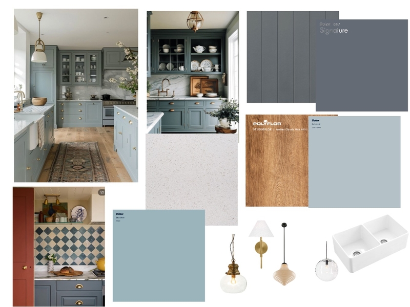 blue Kitchen Mood Board by jquinn on Style Sourcebook