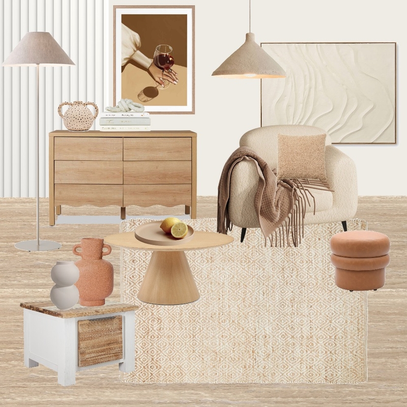 Noosa 444 Natural Mood Board by Rug Culture on Style Sourcebook