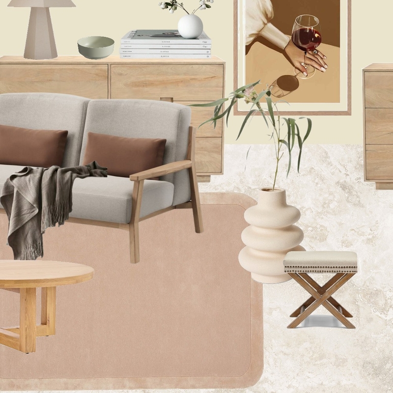 Hugo Nude Rug Interior Design Mood Board by Rug Culture Hugo Nude Rug Interior Design Mood Board by Rug Culture