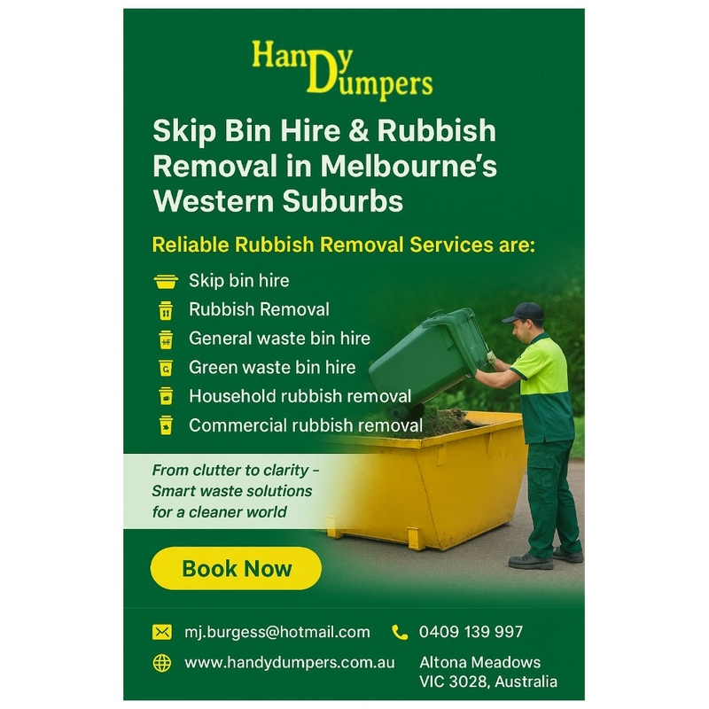 Skip Bin Hire & Rubbish Removal in Melbourne’s Western Suburbs – Handy Dumpers Mood Board by handydumpers on Style Sourcebook