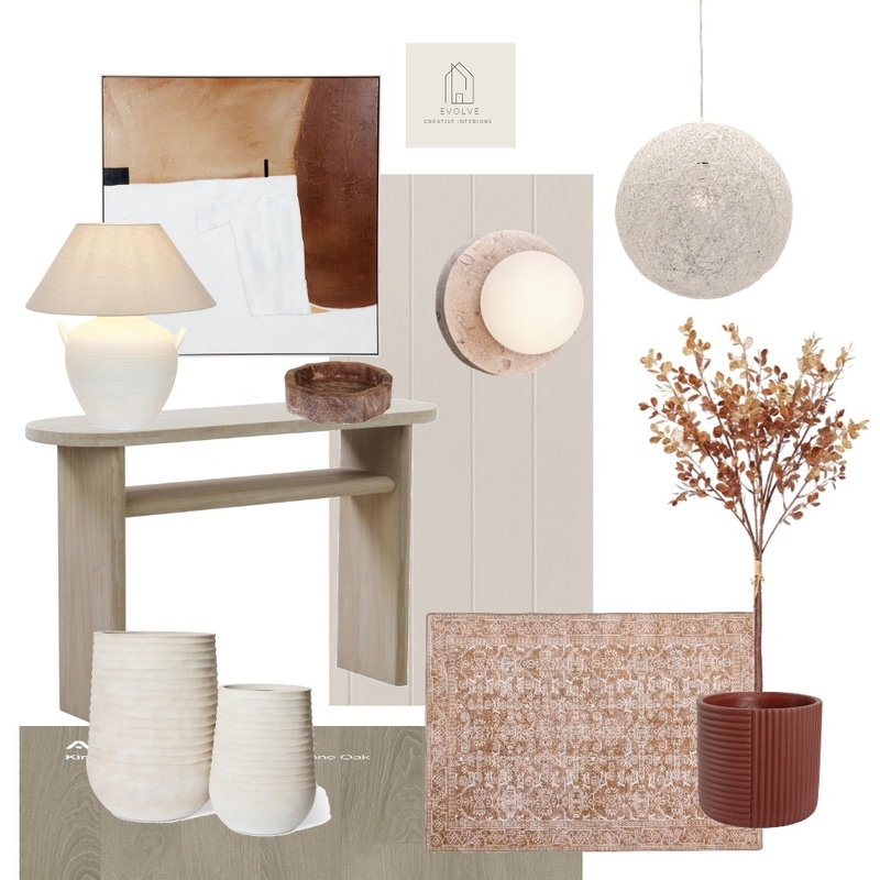 Glenorchy Entry Way Option 1 Mood Board by Evolve Creative Interiors on Style Sourcebook