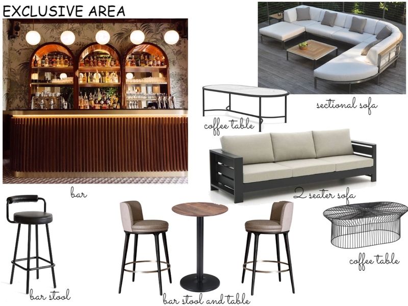 F1 lounge Interior Design Mood Board by Oeuvre Designs 2