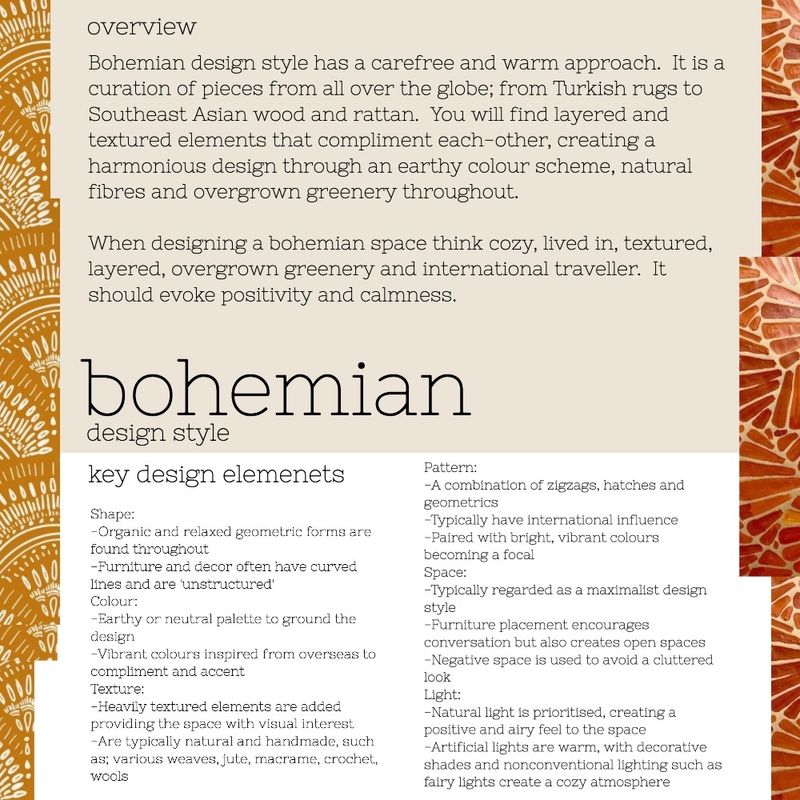 Bohemian Report Mood Board by rachelengen@outlook.com on Style Sourcebook