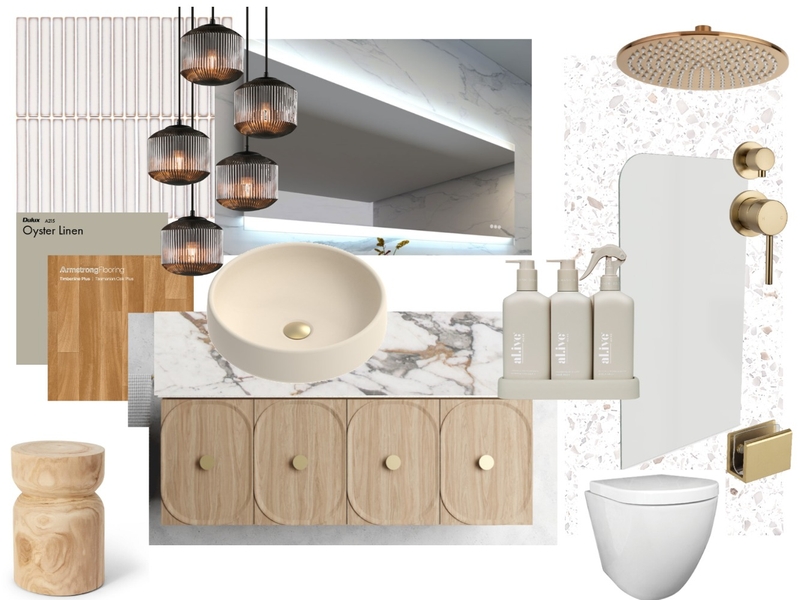 Northbridge Bathroom Darker tones Mood Board by TarveranInteriors on Style Sourcebook