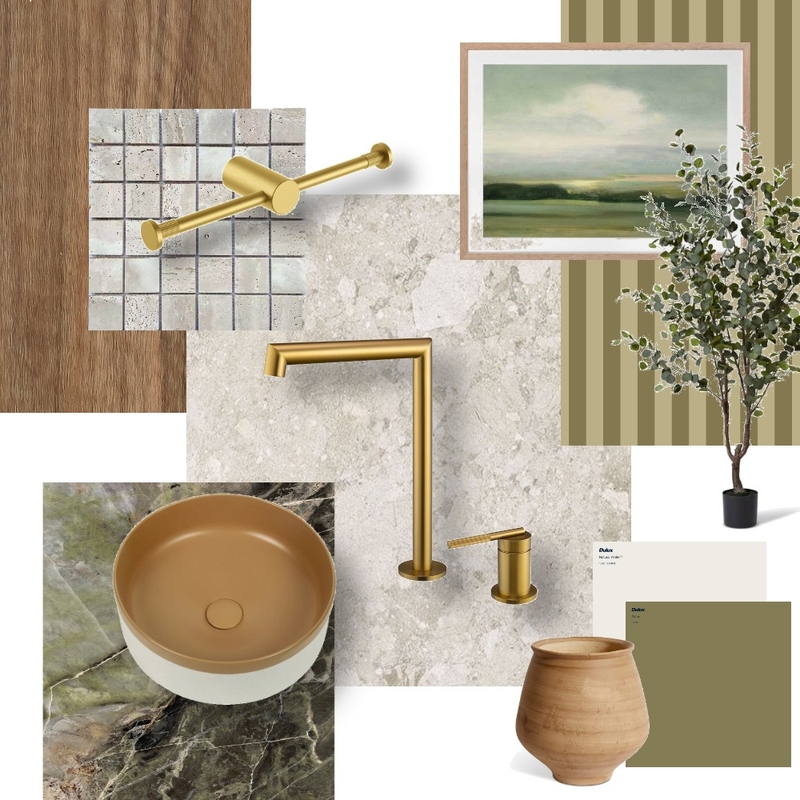 GREEN AND BRASS Mood Board by Alexia on Style Sourcebook