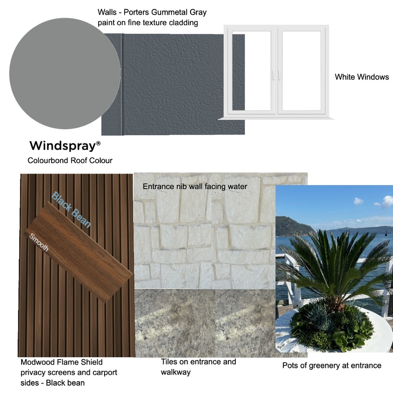 Exterior Interior Design Mood Board by katrnabacon@hotmail.com