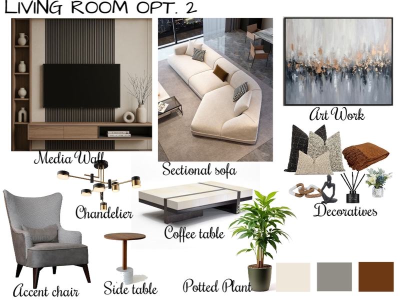 Option 2 living room Interior Design Mood Board by kehindeh052@gmail.com