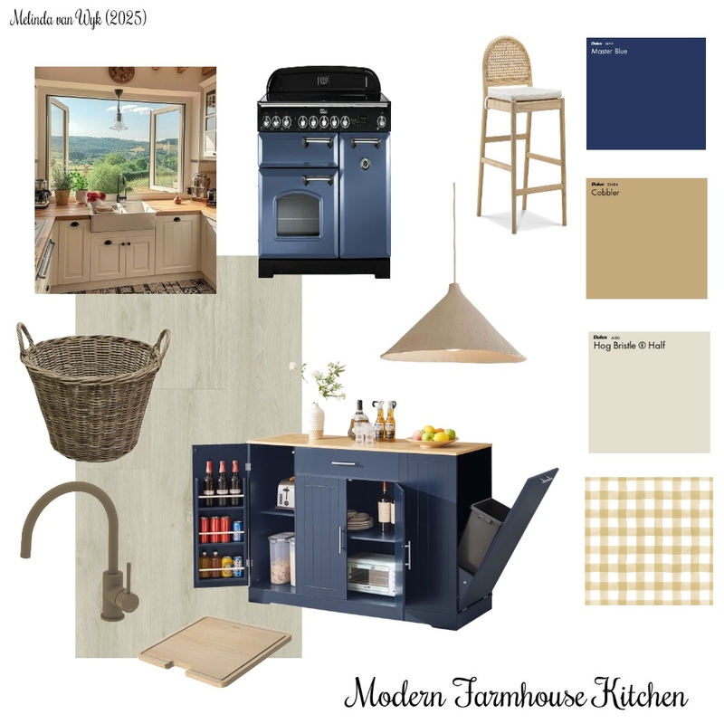 Modern Farmhouse (Module 3) Mood Board by melindavanwyk on Style Sourcebook