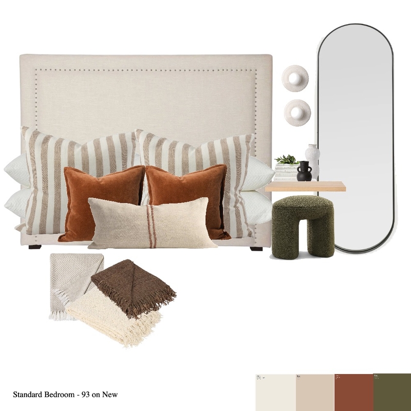 Standard Bedroom - 93 on New Mood Board by Paballo on Style Sourcebook