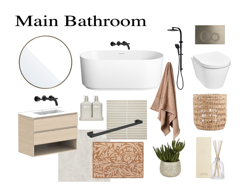 MAIN BATHROOM Mood Board by salthausinteriors on Style Sourcebook