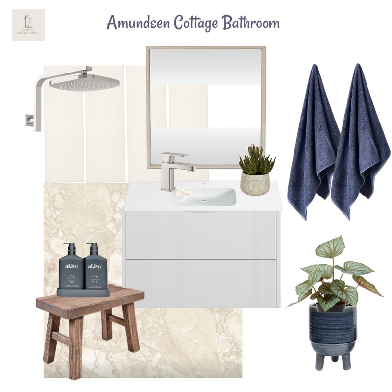 Amundsen Cottage Bathroom Mood Board by Evolve Creative Interiors on Style Sourcebook