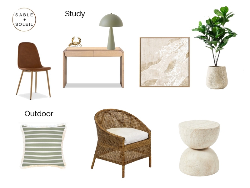 Urraween Display - Study + Outdoor Mood Board by Sable + Soleil on Style Sourcebook