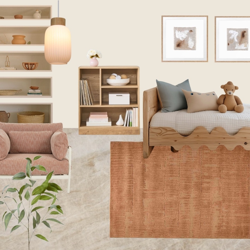 Haven Aliya Rust Interior Design Mood Board by Rug Culture
