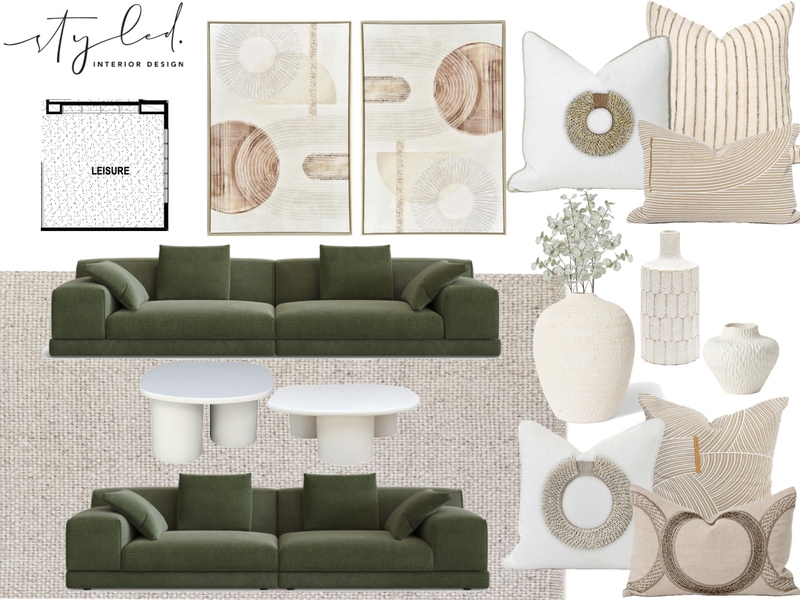 Gray - Leisure Interior Design Mood Board by Styled Interior Design