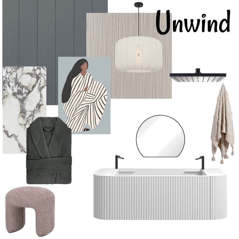 Unwind Mood Board by Elements Aligned Interior Design on Style Sourcebook