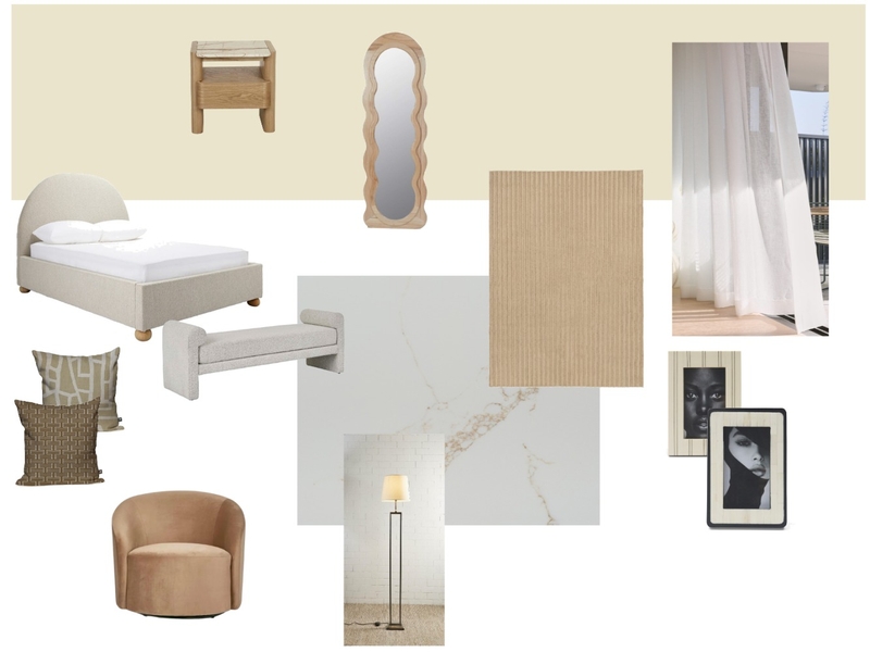 Bedroom Interior Design Mood Board by Veronika3101