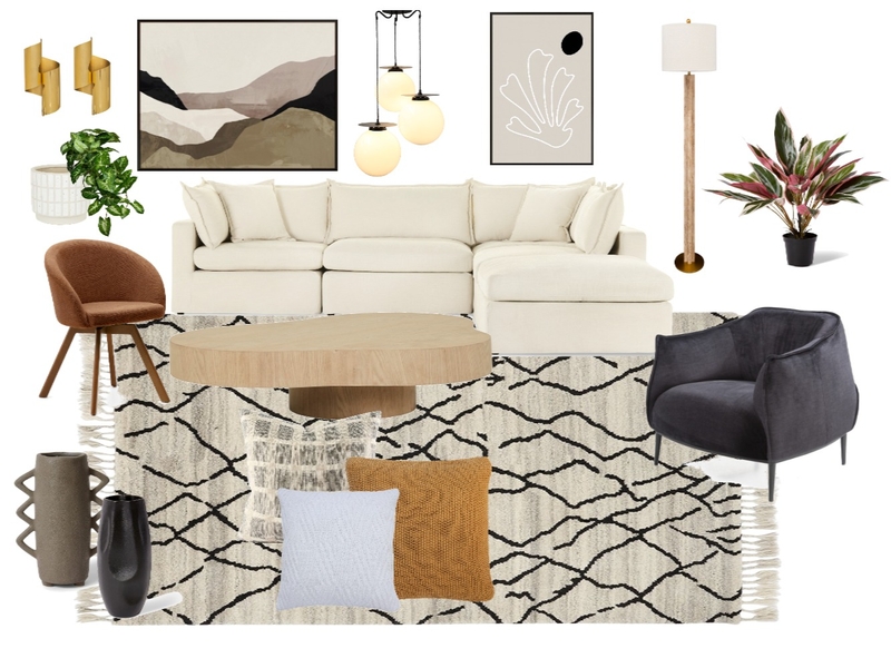 Living Room Sample Mood Board by klhughey87@outlook.com on Style Sourcebook