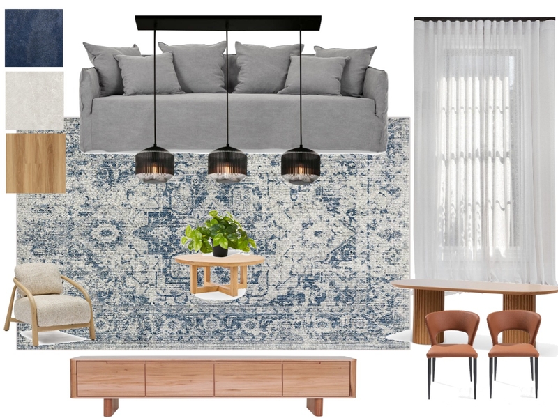 סלון + פינת אוכל Mood Board by noyelias on Style Sourcebook