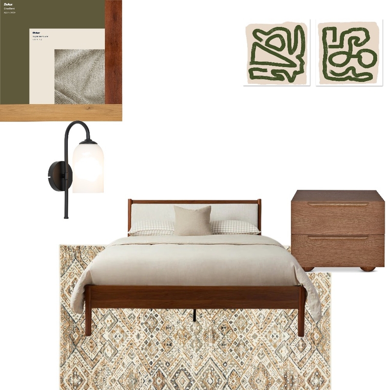 Mid Century Modern Primary Mood Board Mood Board by Ash Crompton on Style Sourcebook