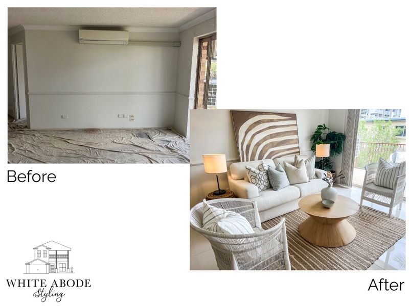 Before & After** Interior Design Mood Board by White Abode Styling
