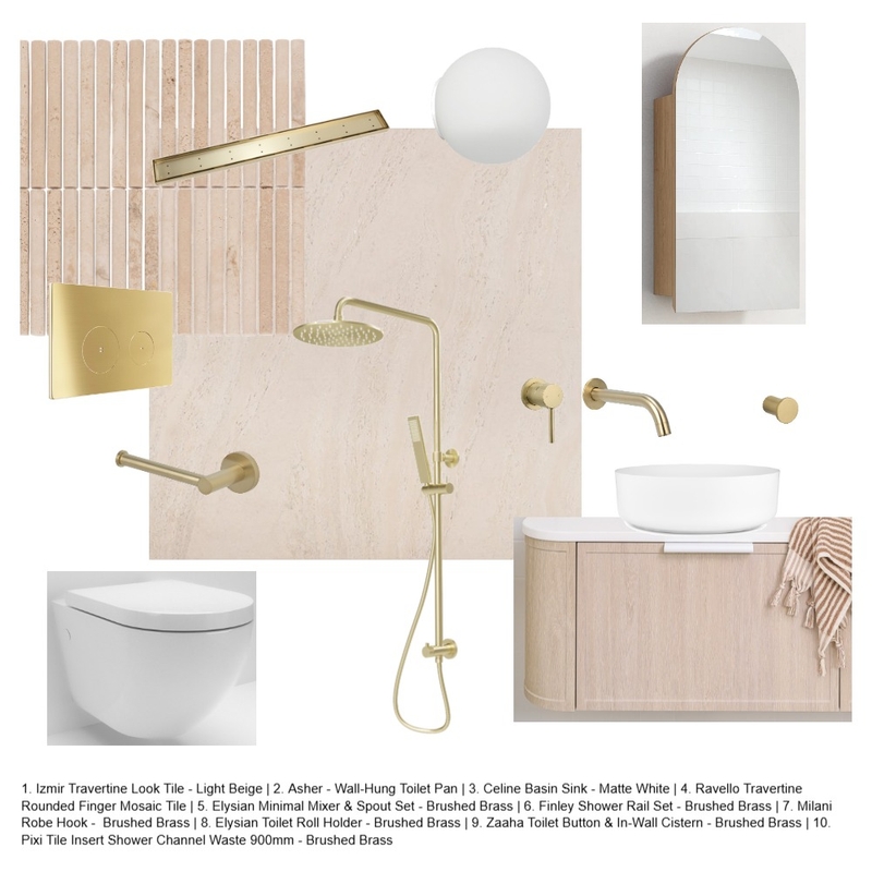 Bathroom - Project The Oaks Mood Board by Makiah Pippen on Style Sourcebook