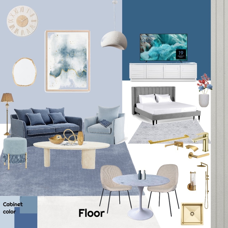 blue home Interior Design Mood Board by mobinadel blue home Interior Design Mood Board by mobinadel