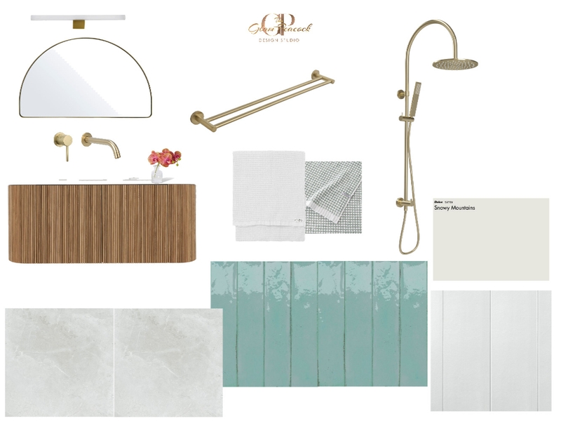 Broadbeach Waters Bathroom Mood Board by The Glam Peacock Design Studio on Style Sourcebook