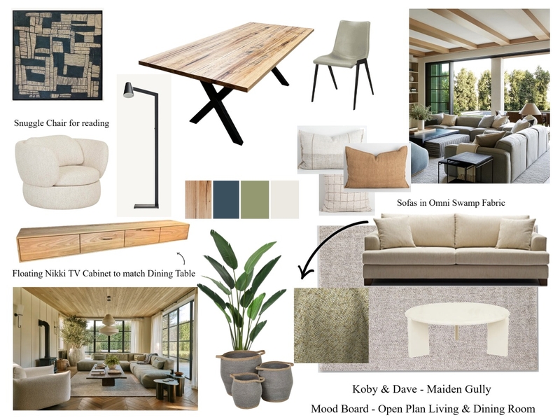Koby & Dave White Mood Board Open Plan Living & Dining Room Mood Board by MarnieDickson on Style Sourcebook